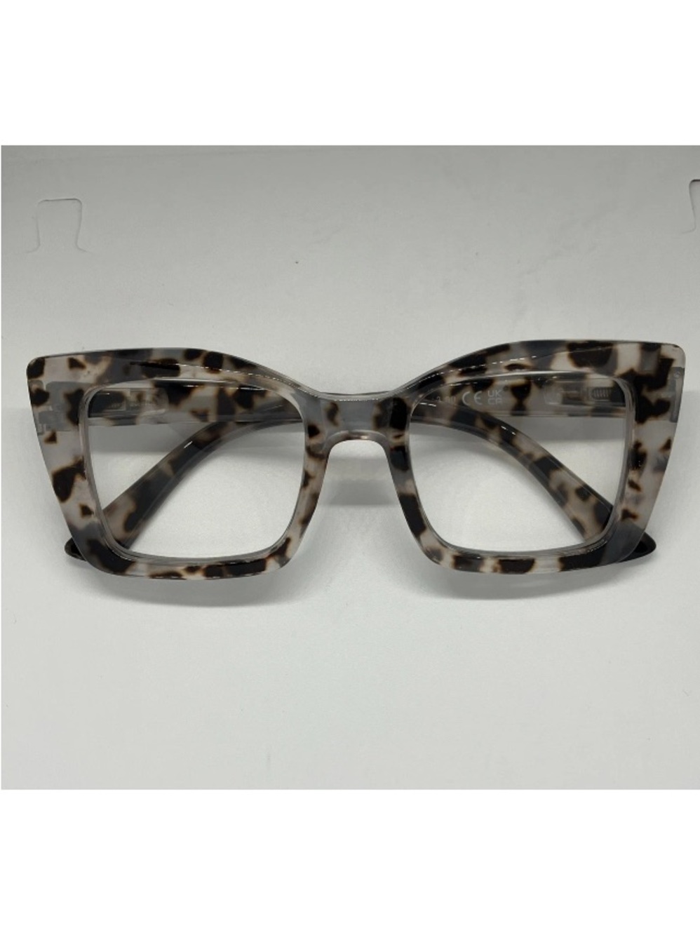 Oversized Thick Leopard Women Reading Glasses Large Square Readers New Model 2.0